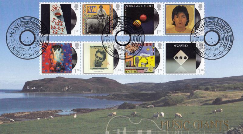 2021 (05) Paul McCartney (Stamps) - Internet 'Kintyre' Official