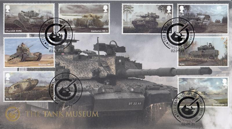 2021 (09) British Army Tanks (Stamps) - Internet 'Tank Museum, Bovington' Official (Challenger II Tank)