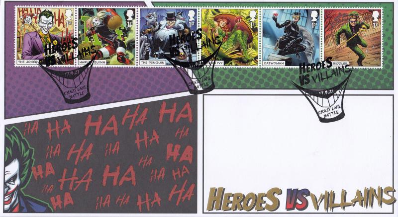 2021 (09) DC Heroes (Stamps) - Internet 'Crazy Lane' Official