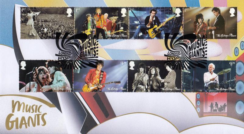 2022 (01) Rolling Stones (Stamps) - Internet 'Hyde Park' Official