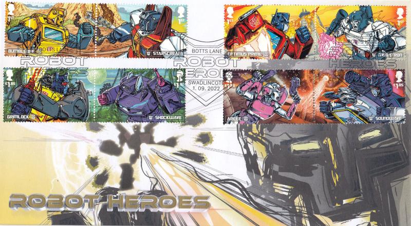 2022 (09) Transformers (Stamps) - Internet 'Swadlincote' Official