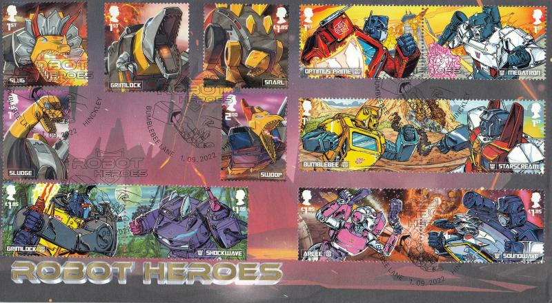 2022 (09) Transformers (Stamps & M/S) - Internet 'Bumblebee Lane' Official