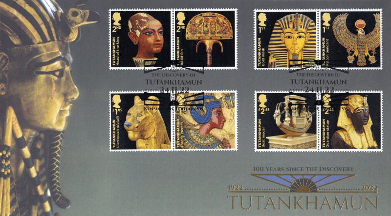 2022 (11) Tutankhamun (Stamps) - Internet 'Kensington' Official