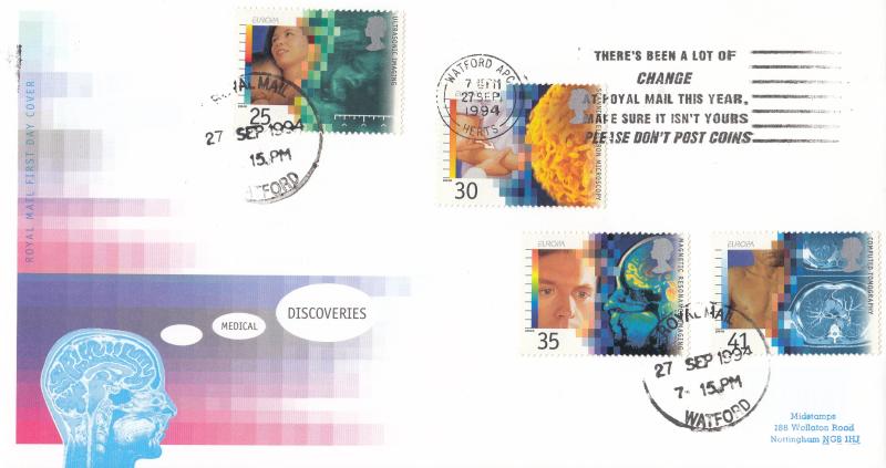 1994 (09) Medical - RM - Don't Post Coins Slogan
