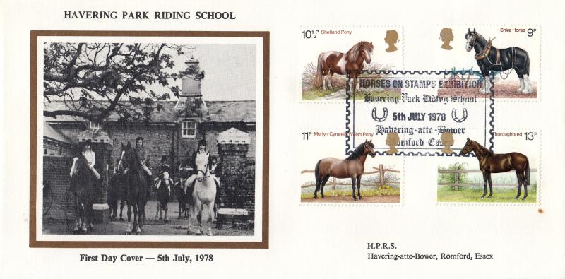 1978 (07) Horses - Havering Park Riding School Official - Carried & Signed