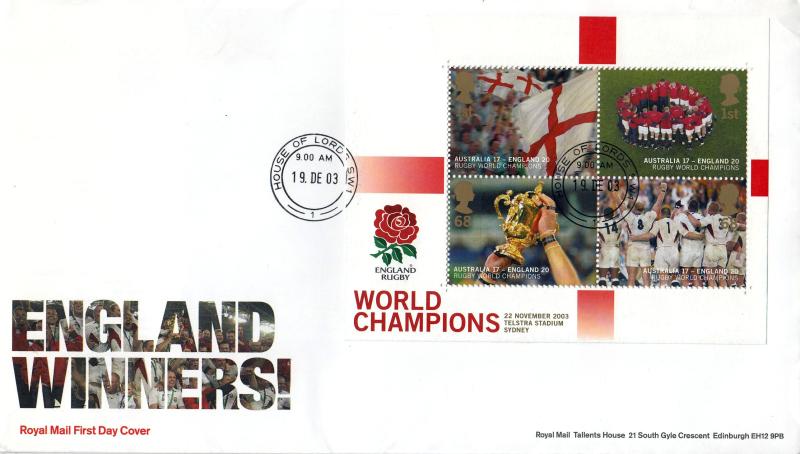 2003 (12) Rugby Winners M/S - RM - House of Lords CDS