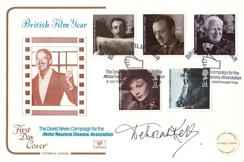 1985 (10) Films - Cotswold 'Motor Neurone Disease Association' Official - Signed by Deborah Kerr