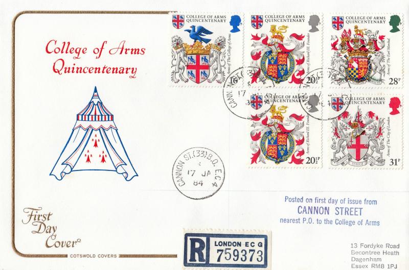 1984 (01) Heraldry - Cotswold - Cannon Street CDS