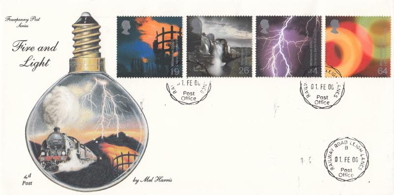 2000 (02) Fire & Light - 4d Post - Railway Road CDS