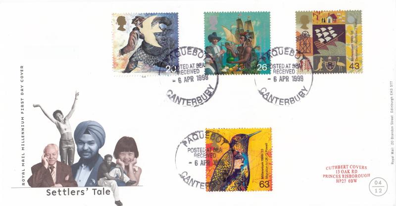 1999 (04) Settlers - RM - Canterbury (Paquebot) CDS