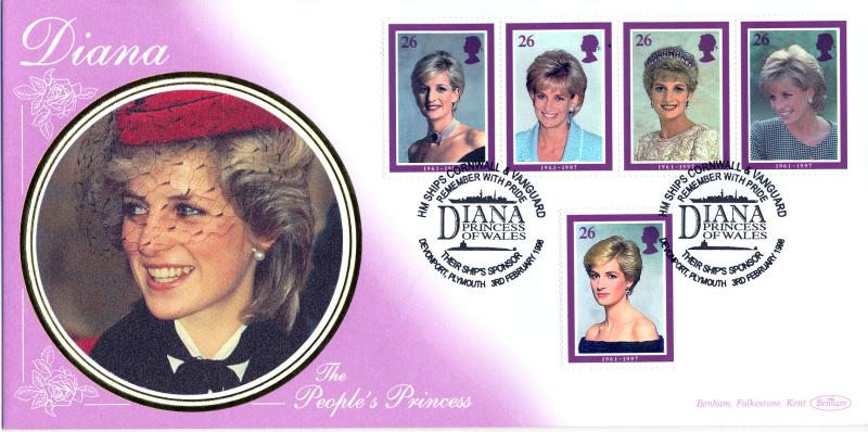 1998 (02) Diana - Benham 'The People's Princess' Special - HMS Cornwall & Vanguard H/S