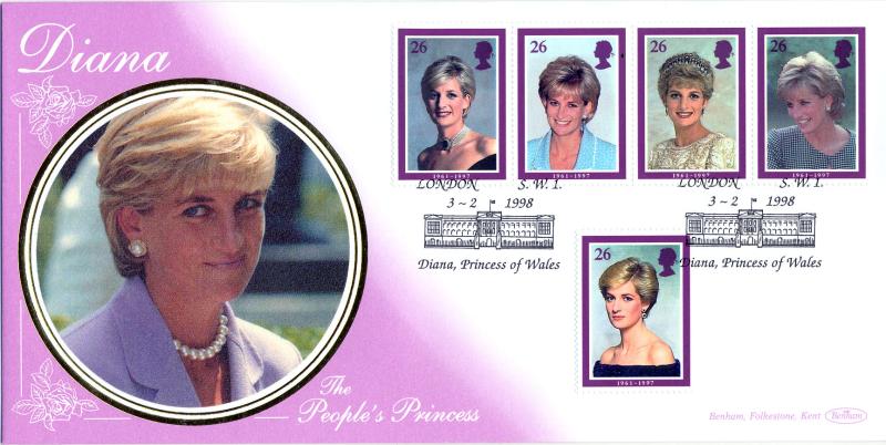 1998 (02) Diana - Benham 'The People's Princess' Special - London SW1 Buckingham Palace (Front View) H/S