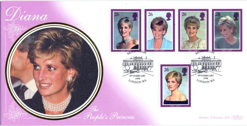 1998 (02) Diana - Benham 'The People's Princess' Special - Kensington, W8 (Front View) H/S