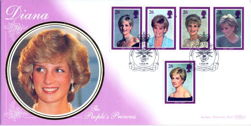 1998 (02) Diana - Benham 'The People's Princess' Special - BFPS 3298 H/S