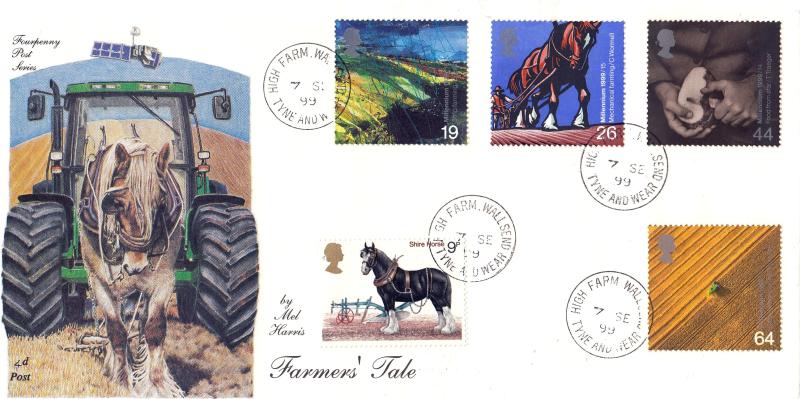 1999 (09) Farmers - 4d Post - High Farm CDS