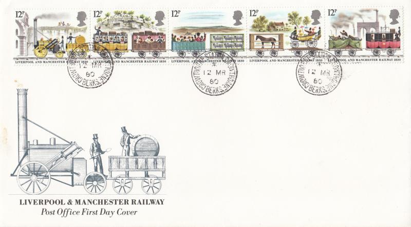 1980 (03) Liverpool & Manchester Railway - PO - Crowthorne Station CDS