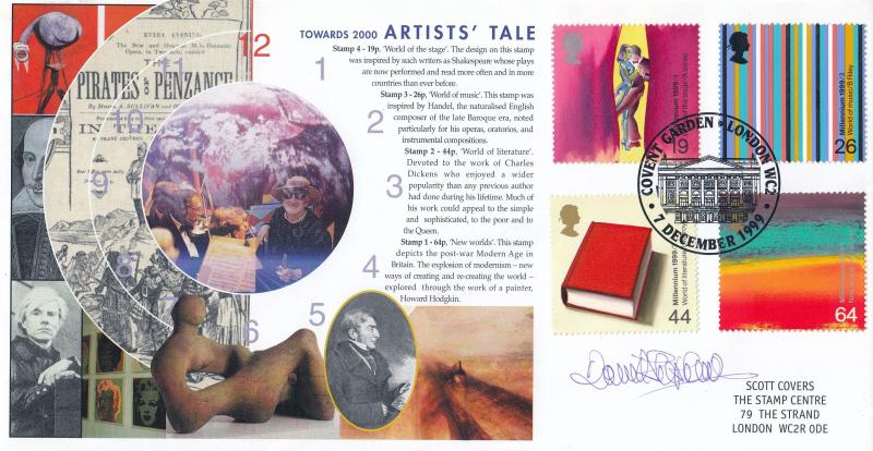 1999 (12) Artists - Steven Scott 'Covent Garden' Official - Signed by the late David Shepherd