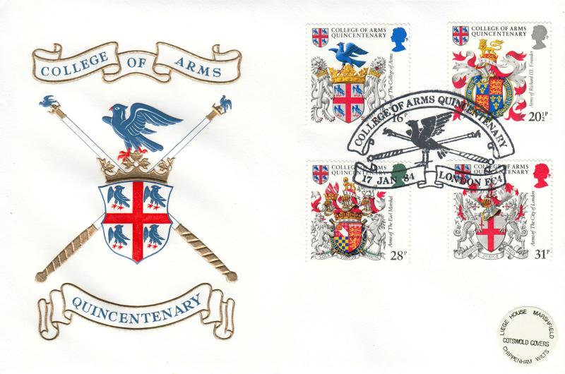 1984 (01) Heraldry - Cotswold 'College of Arms' Official