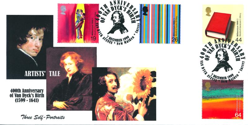 1999 (12) Artists - Peter Payne 'Van Dyck's 400th Birthday' Official