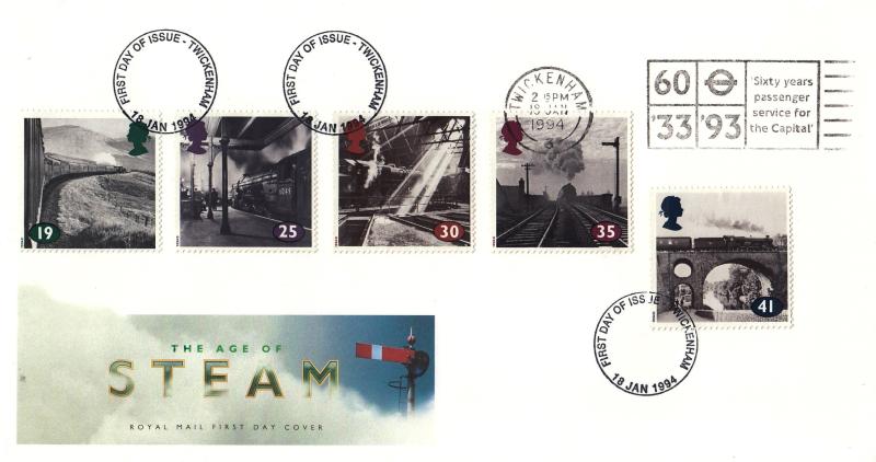 1994 (01) The Age of Steam - RM - 'Sixty Years Passenger Service for the Capital' Slogan