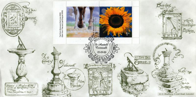 2000 (09) Millennium Retail Booklet - Bradbury 'St Austell' Official