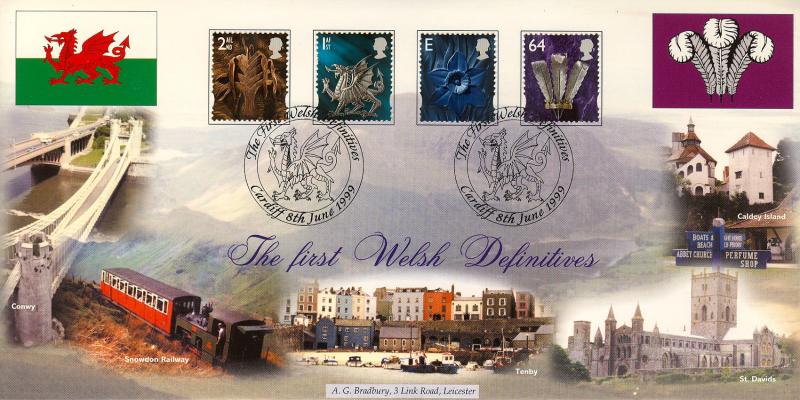 1999 (06) Welsh Pictorial Definitives - Bradbury 'Cardiff' Official
