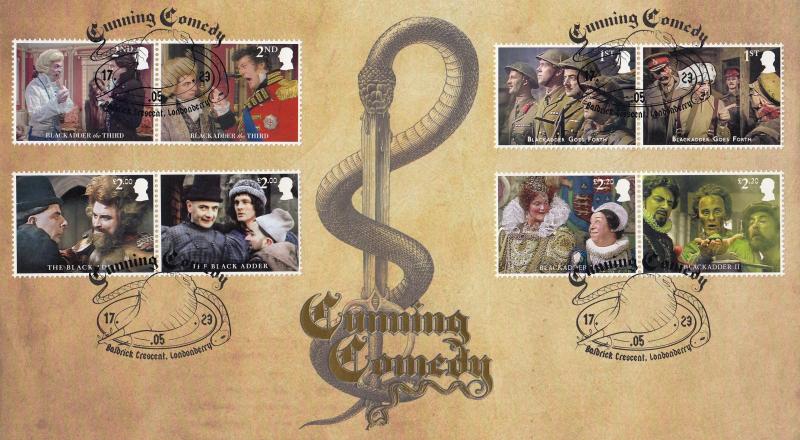 2023 (05) Black Adder (Stamps) - Internet 'Baldrick Crescent' Official