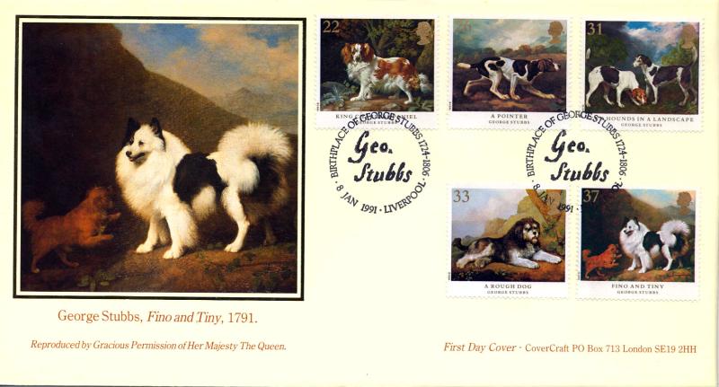 1991 (01) Dogs - Covercraft 'George Stubbs' Official