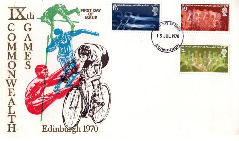 1970 (07) Commonwealth Games - Thames - Edinburgh FDI