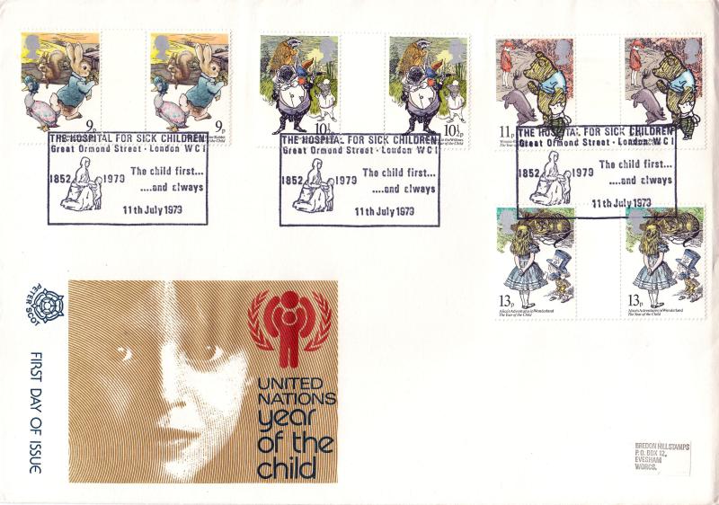 1979 (07) Year Of The Child - Peter Scot - Gutter Pairs - Great Ormond Street Hospital H/S