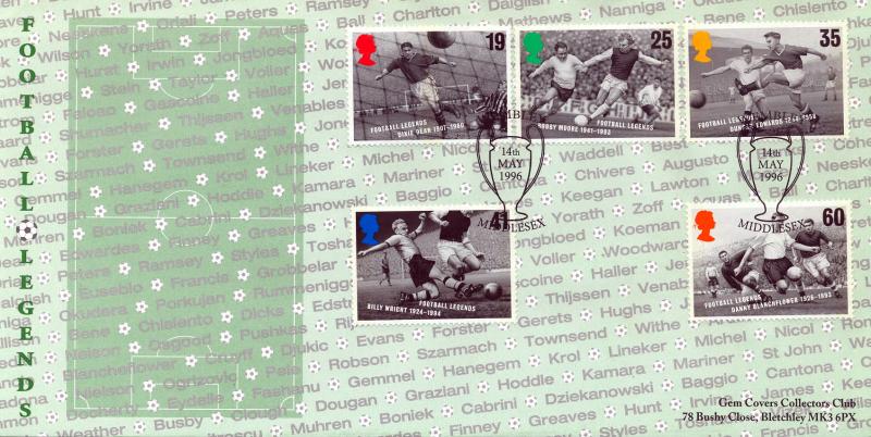 1996 (05) Football Legends - Gem Cover Collectors Club Official