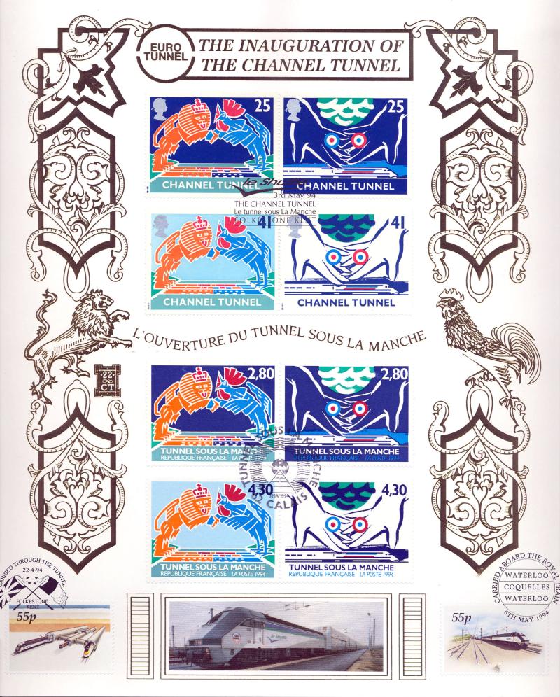 1994 (05) Channel Tunnel - Benham Gold (500) DOUBLE Special