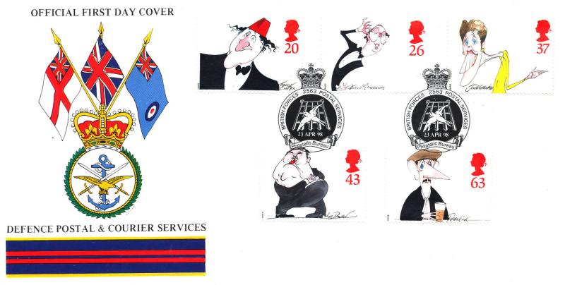 1998 (04) Comedians - Forces Defence Postal & Courier Services Official