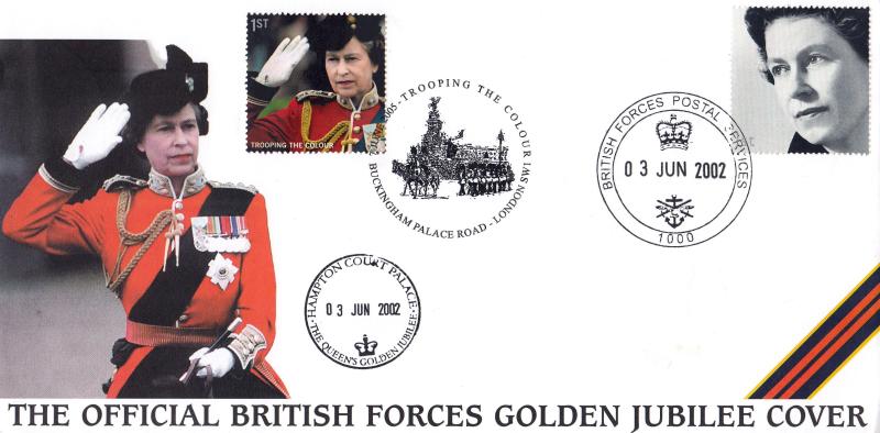 2005 (06) Trooping Of The Colour (Stamps) - Forces 'Buckingham Palace Road' Doubled Special