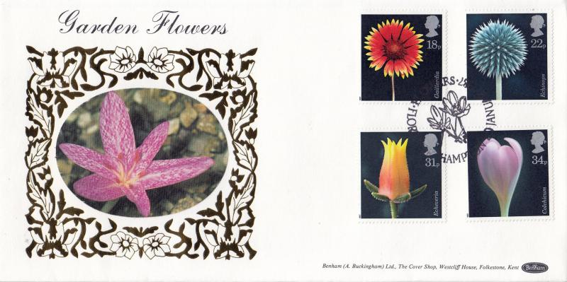 1987 (01) Flowers - Benham 'Star' Cover - Flore H/S