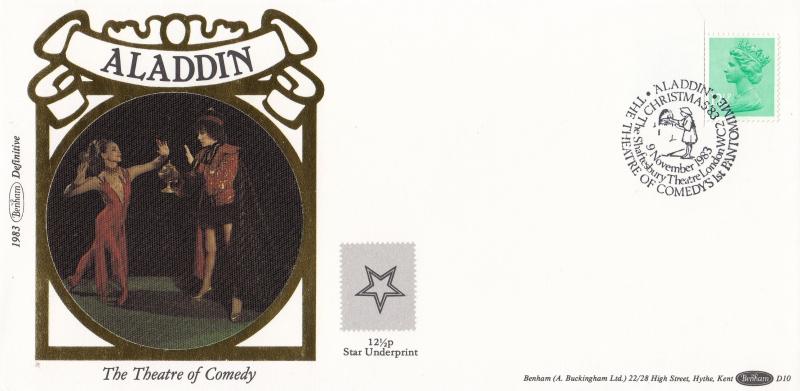 1983 (11) 12½p Star Underprint - Benham D10 - Aladdin, London H/S