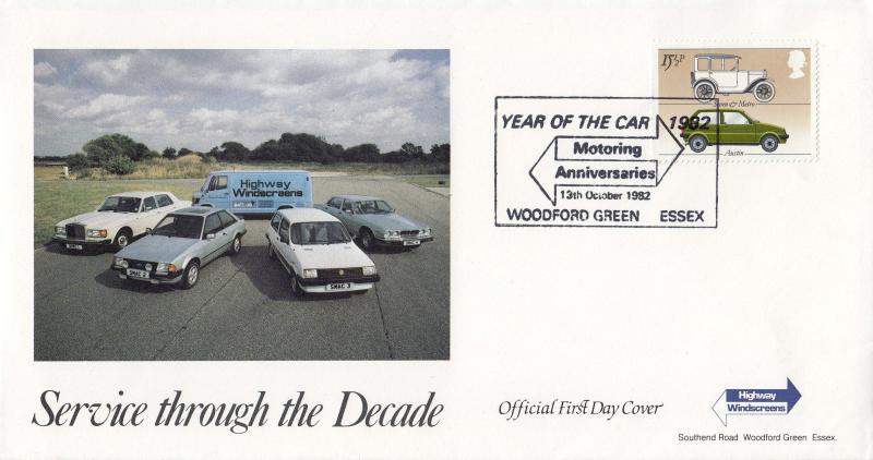 1982 (10) British Motor Cars - Havering Highway Windscreens Officials (Set of Four)