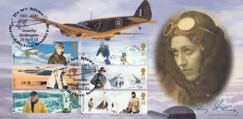 2003 (04) Extreme Endeavours - Bradbury (Anniversaries & Events) Amy Johnson, Sewerby Official