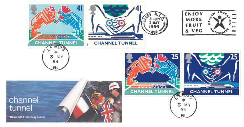 1994 (05) Channel Tunnel - RM - Enjoy More Fruit & Veg Slogan