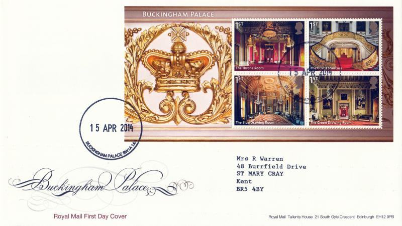 2014 (04) Buckingham Palace (M/S) - RM - Buckingham Palace CDS