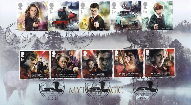 2018 (10) Harry Potter (Collectors Pair) - Internet Official - Doubled with the 2023 Set