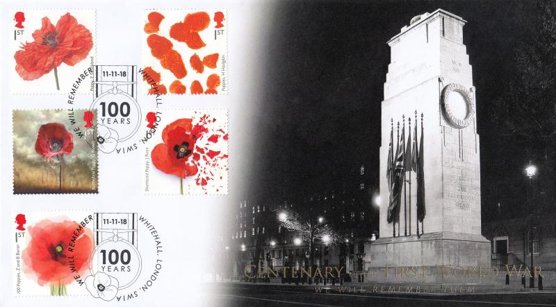 2018 (11) Armistice Day Centenary - Internet 'Five Poppies' Special