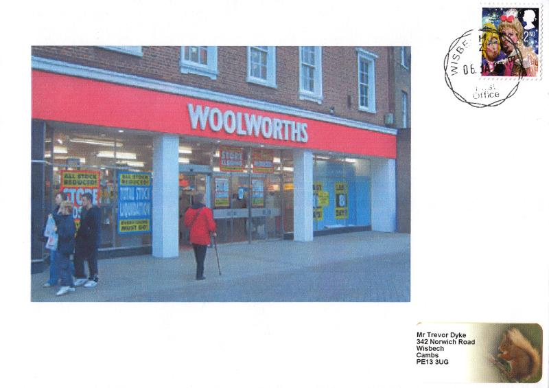 2009 (01) Privately Produced Woolworth's of Wisbech Last day of Trading Cover - Wisbech CDS