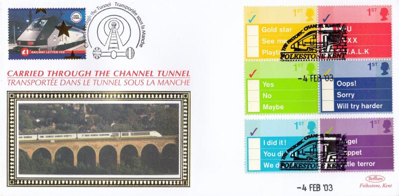 2003 (02) Occasions (Tick Boxes) - Benham 'Through The Channel Tunnel' Official