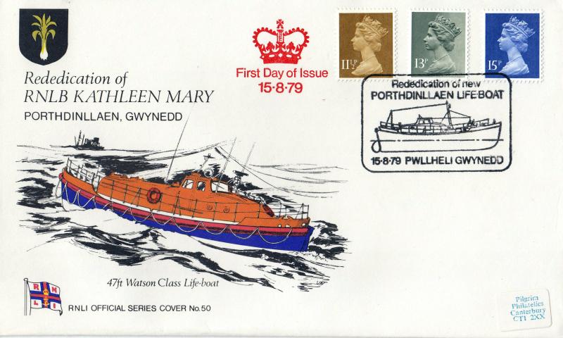 1979 (08) New Definitives - Pilgrim RNLI 'Porthdinllaen Life-Boat' Official