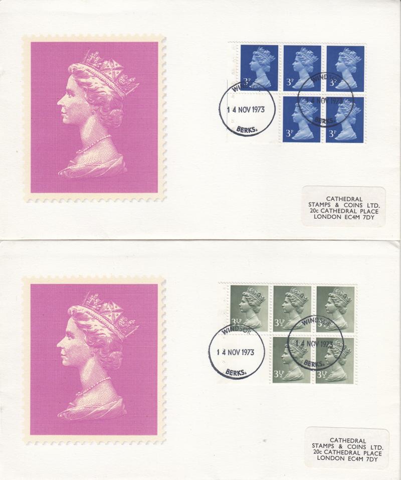 1973 (11) 50p Booklet - Thames (Pr) - Windsor CDS