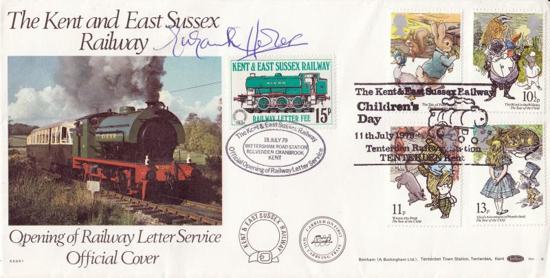 1979 (07) Year Of The Child - Benham RH9 Tenterden Railway Official - Signed Susannah Hooper