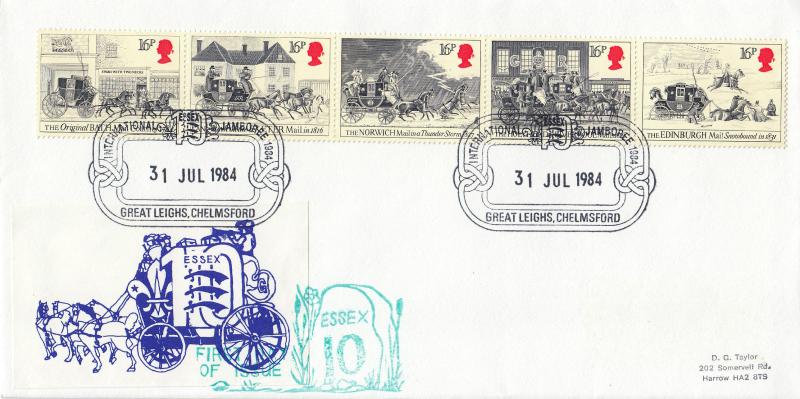 1984 (07) Royal Mail - Scouts 'International Jamboree' Official (DGT)