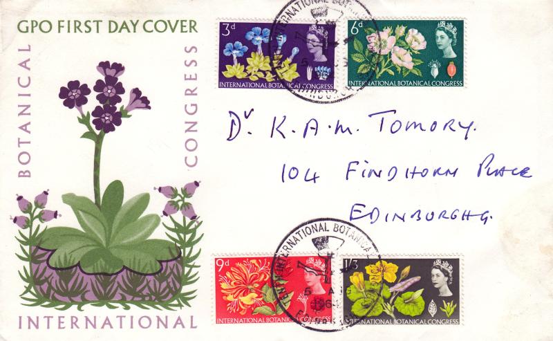 1964 (08) Botanical - GPO - Ord - International Botanical Congress H/S