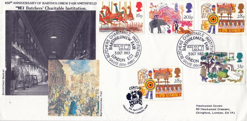 1983 (10) Fairs - Hawkwood 'Bartholomew Fair' Official - Doubled in 2002